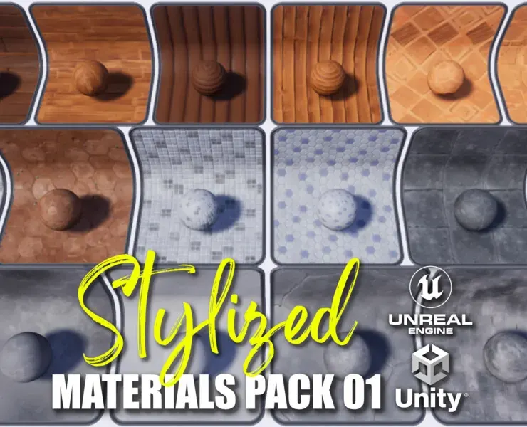 Stylized Materials Pack 01