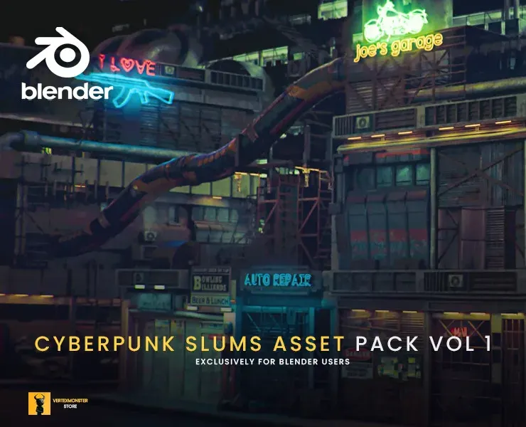 Cyberpunk Slums Asset Pack Vol 1