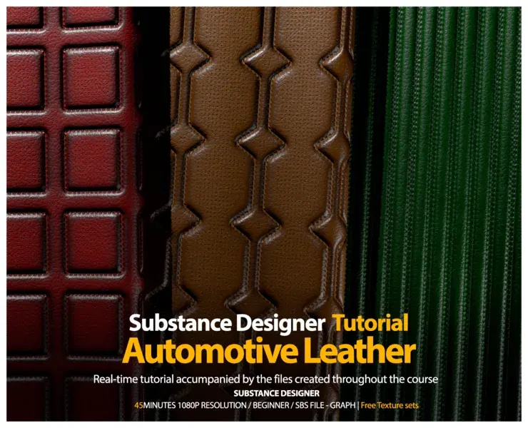 Substance Designer Tutorial | Automotive Leather