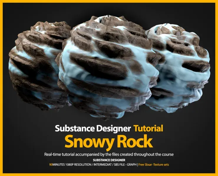 Substance Designer Tutorial | Snowy Rock