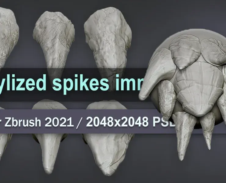 stylized spikes imm