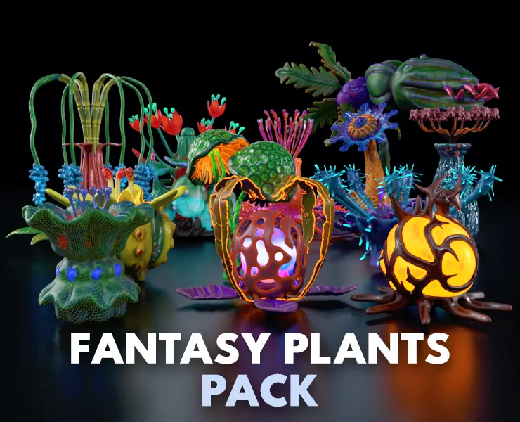 Fantasy plants pack