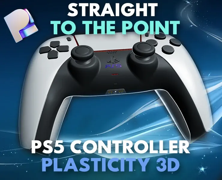 PS5 Controller course for Plasticity 3D you've never seen that, I guarantee you!!!