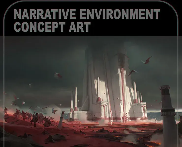 Tutorial - Narrative Environment Concept Art - Temple of the Fire Valley