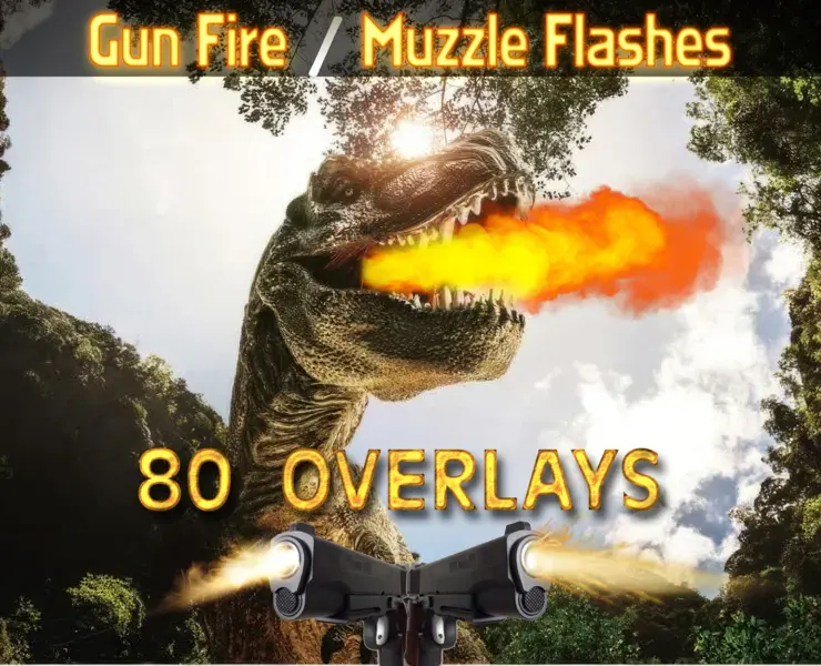 80 Gun Fire, Muzzle Flashes PNG, Military Gun Shot, Fire Light Blast Effect, Fire Explosion, Burst Flame, Weapon Blast Flash, Gun flashes