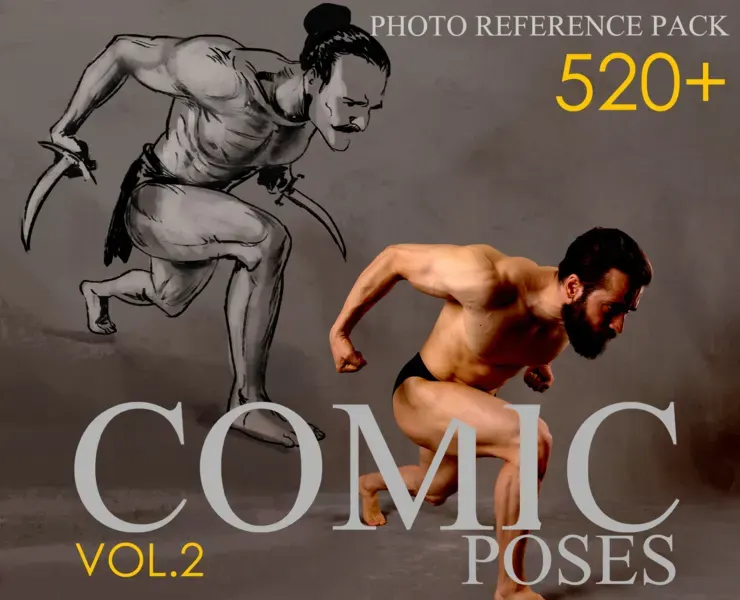 520+ Comic Poses Reference picture . Vol.2