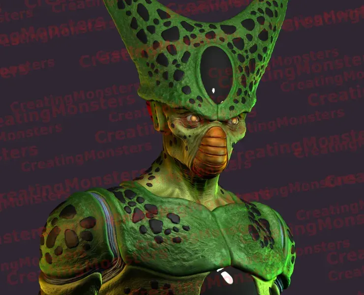 CELL FIRST FORM DRAGON BALL Z STL