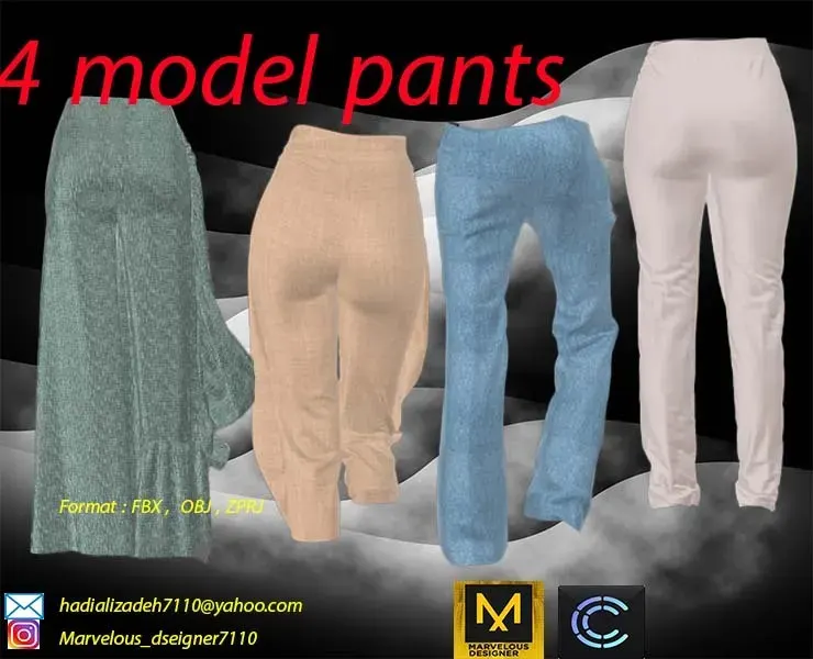 4 pants women