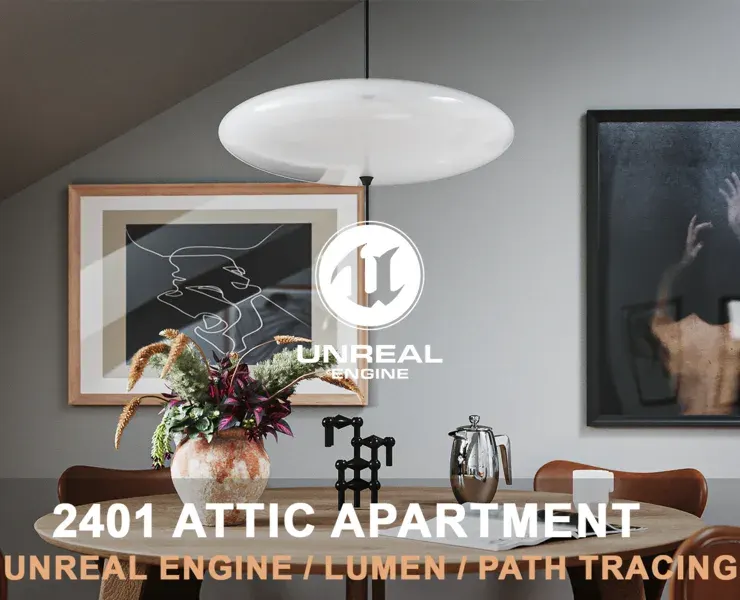 2401 Attic Apartment for Unreal Engine