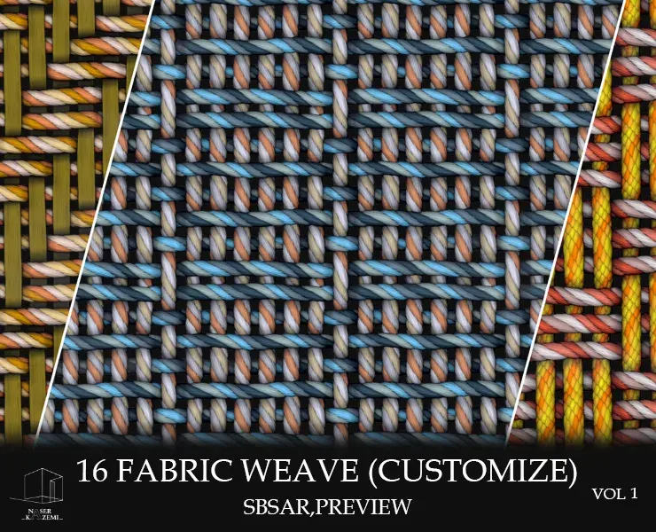 16 Fabric weave (customize)-vol 1