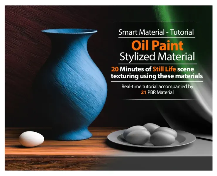 Tutorial - Material | Oil Paint Smart Material For Substance Painter