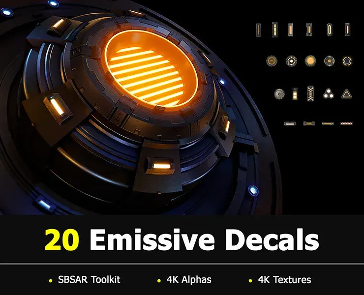 20 Emissive Decals