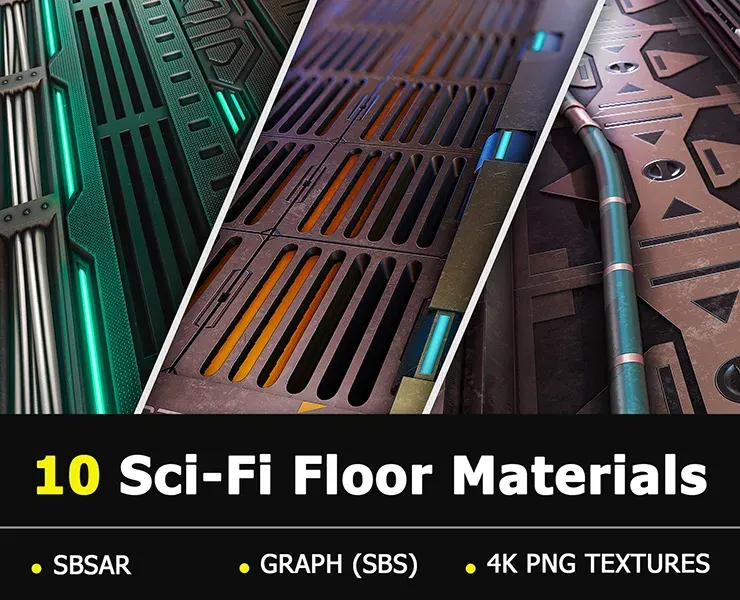 10 Sci-Fi Floor Materials