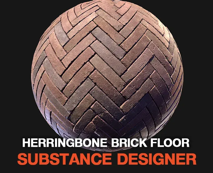 Herringbone Brick Floor