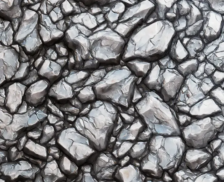 Stylized Silver v1 Seamless Texture