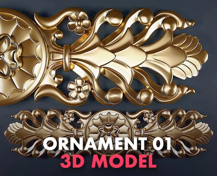 Ornament 01 - 3D Model