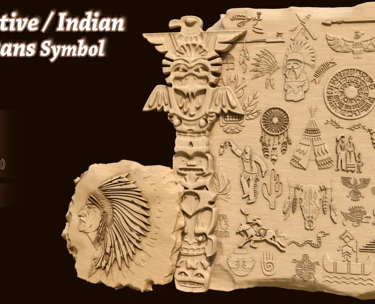 860 Native / Indian americans symbol(Alpha)