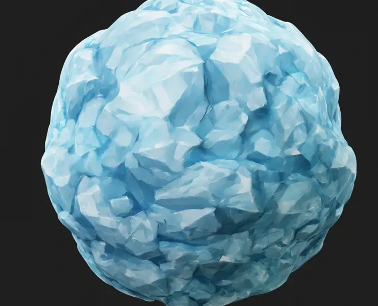 Stylized Ice Seamless Texture