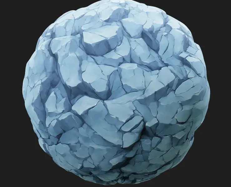 Stylized Ice Seamless Texture