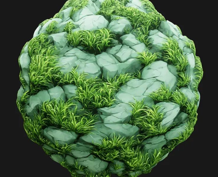 Stylized Ground Seamless Texture