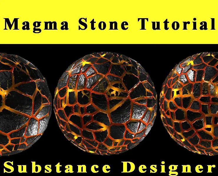 Magma Stone - Substance 3D Designer Tutorial