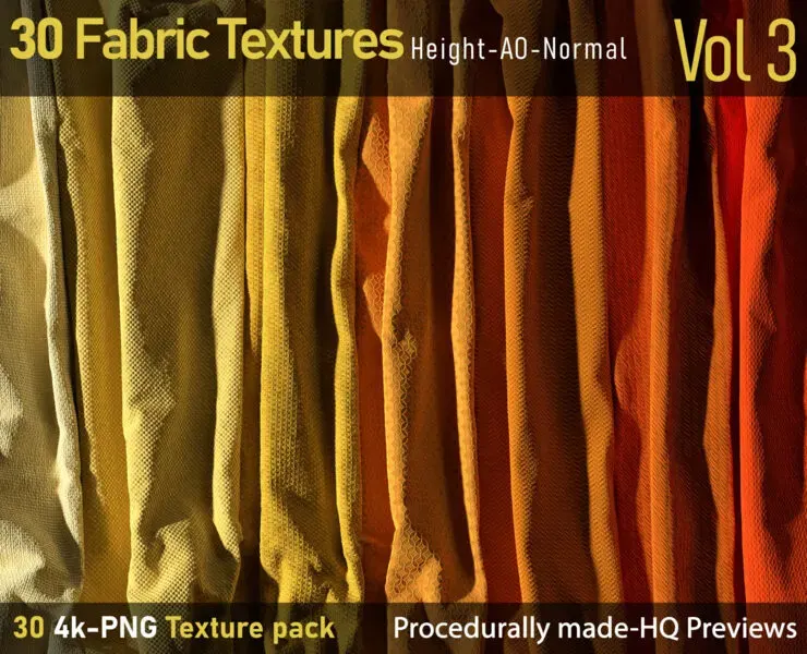 30 Fabric Textures-AO-Height-Normal