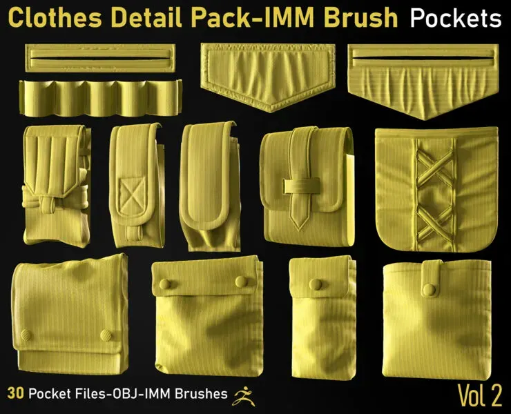 Clothes Details Pack-IMM Brush-Pockets-Vol2