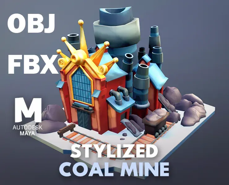 Stylized Coal Mine