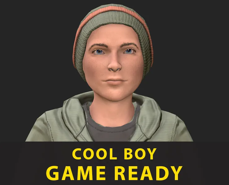 Cool Boy - Game Ready