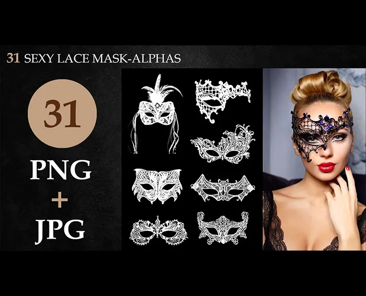 31 SEXY LACE MASK-ALPHAS-vol 2