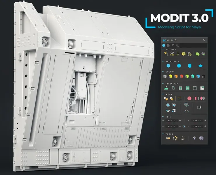 Script - ModIt 3.0 : Modeling Toolkit for Maya