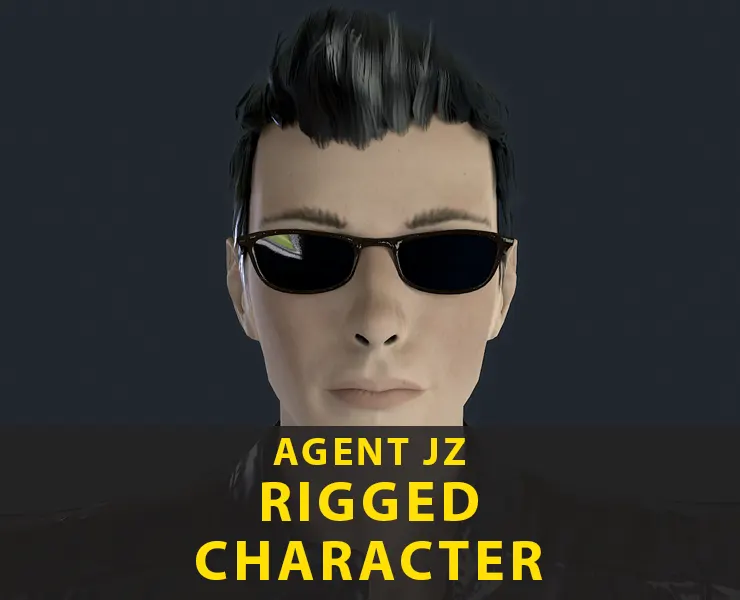 Agent Jz - Rigged Character