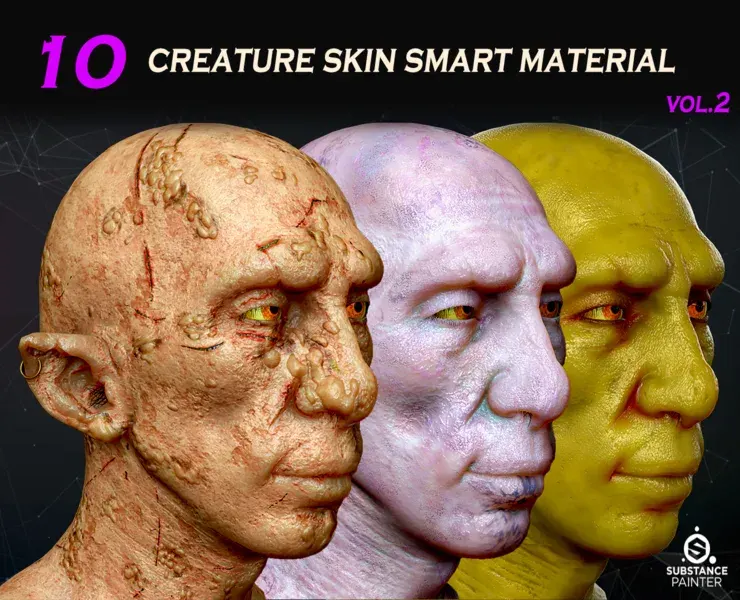 10 Creature skin smart material VOL02