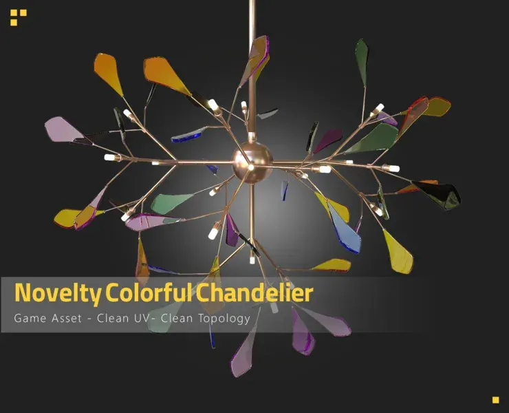 Novelty Colorful Chandelier