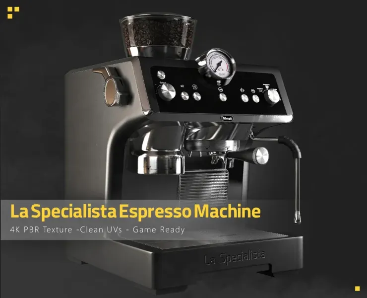 La Specialista Espresso Machine +4k PBR textures