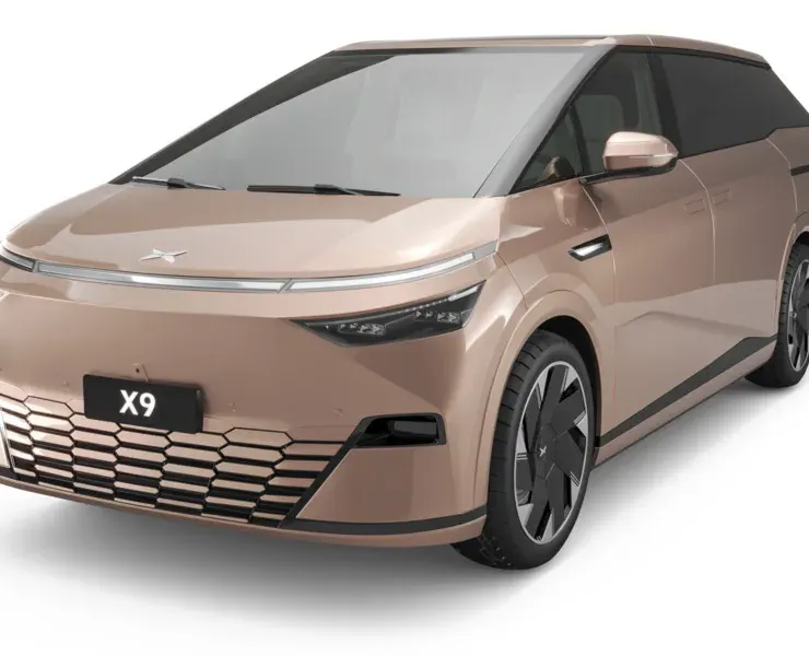 2024 Xpeng X9 With Interior 3D Model