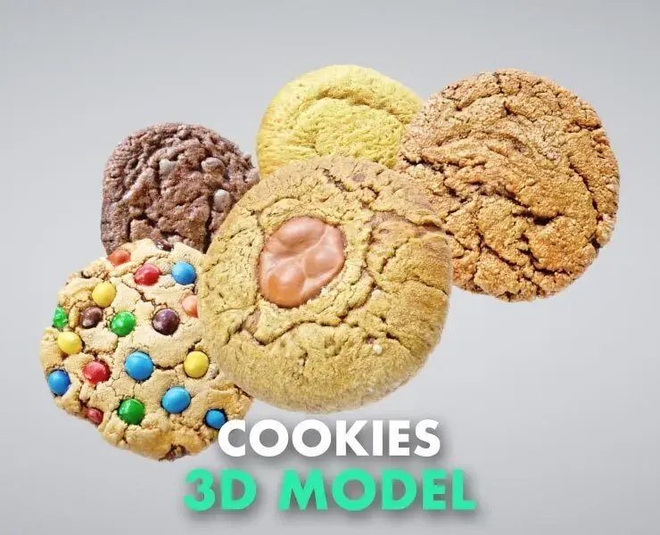 Cookies 3D Model