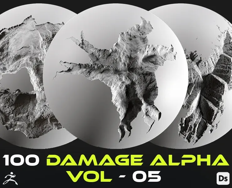 100 Damage Alpha vol 05 +Brushes