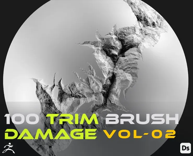 100 Trim Brush - Damage - Vol 02