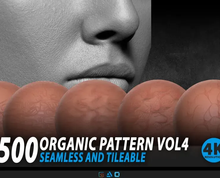 500 Organic Pattern Vol4 (Seamless And Tileable)