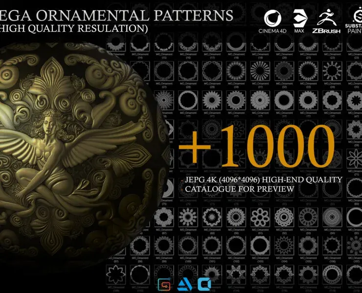 +1000 Mega Ornamental Patterns