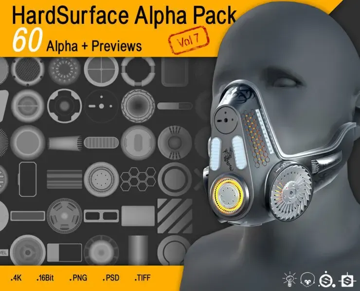 60 HardSurface Alpha (4K) Vol 7