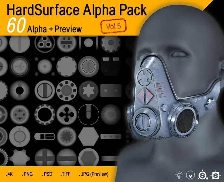 60 HardSurface Alpha (4K) Vol 5