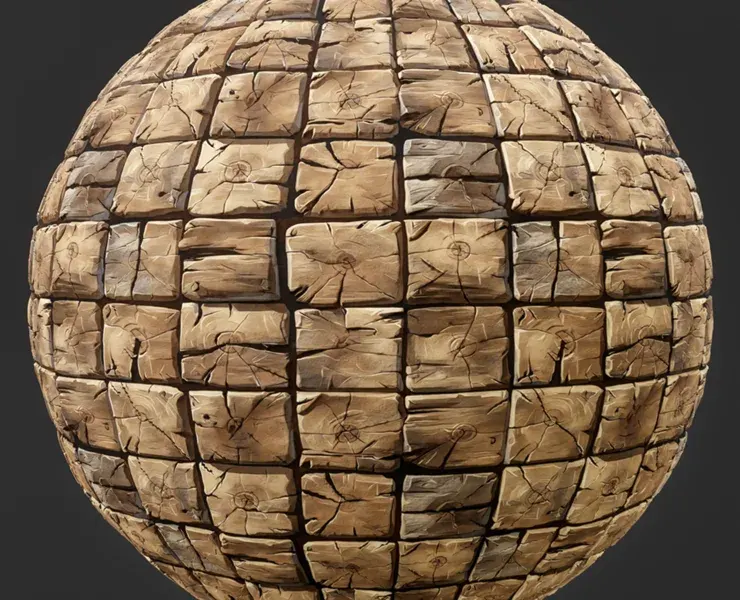 Stylized Wood Seamless Texture