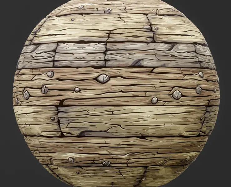 Stylized Wood Seamless Texture