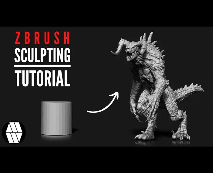 MLW_Creative - ZBRUSH Sculpting Tutorial - Fallout: 'DeathClaw'