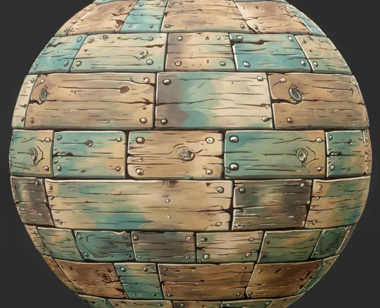 Stylized Wood Seamless Texture