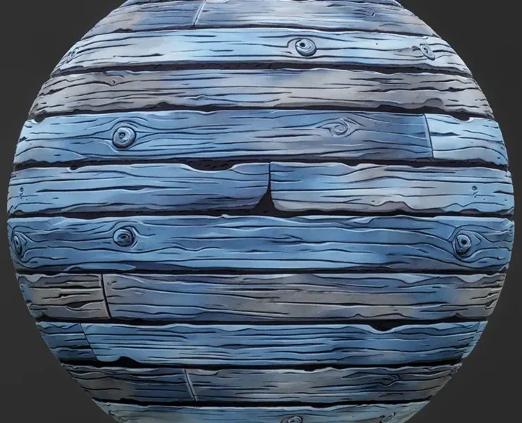 Stylized Wood Seamless Texture