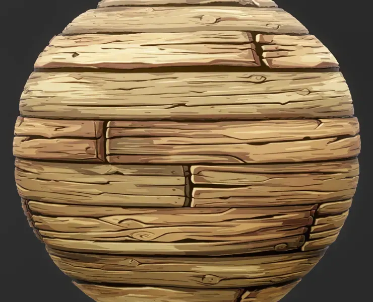 Stylized Wood Seamless Texture