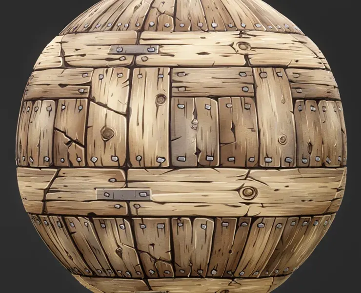 Stylized Wood Seamless Texture